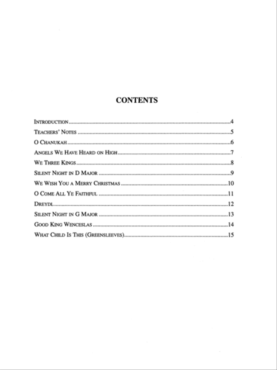 More Festive Strings for String Quartet or String Orchestra String Quartet scores gallery preview page 7