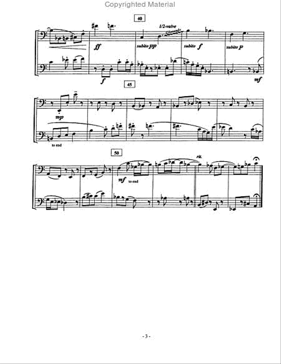 Six Duodecadent Duets Six Duodecadent Duets Brass Duet scores gallery preview page 4
