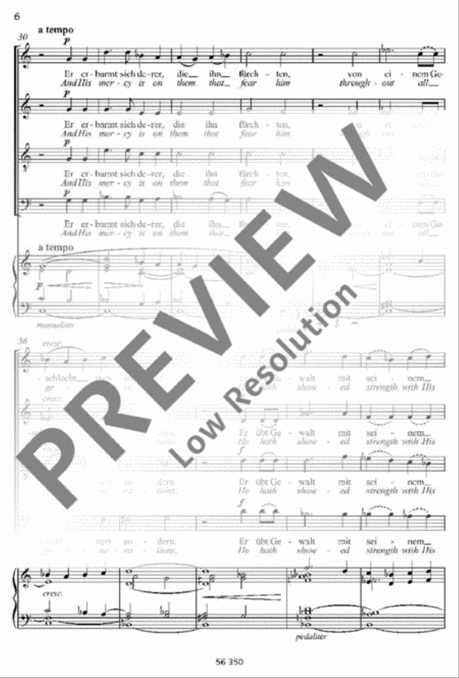 Magnificat 4-Part scores gallery preview page 5
