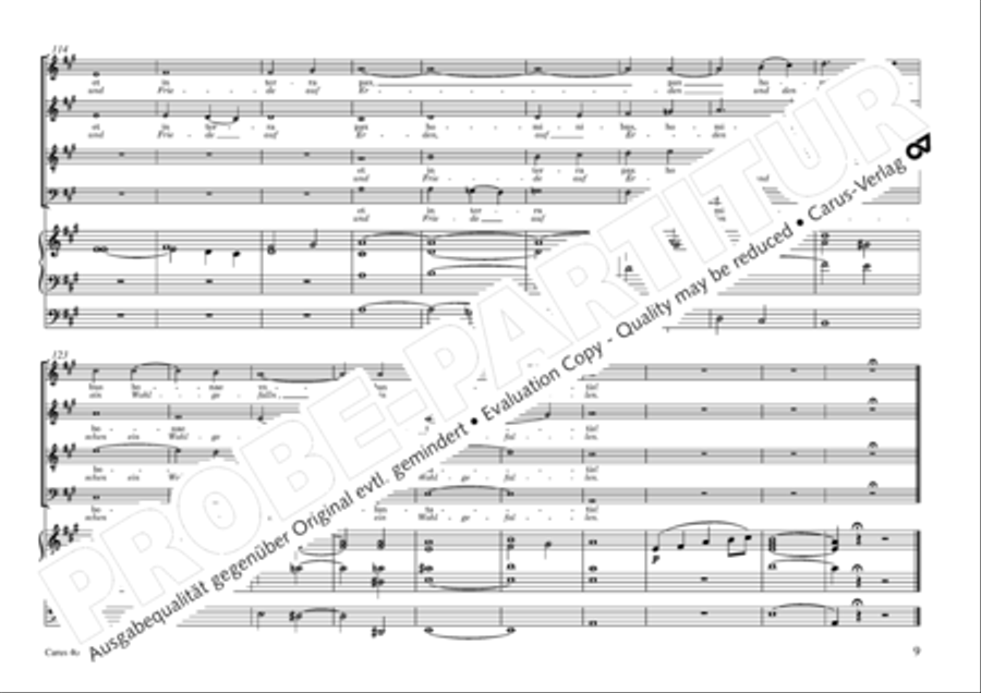 Oratorio de Noel (Weihnachtsoratorium) 4-Part scores gallery preview page 10