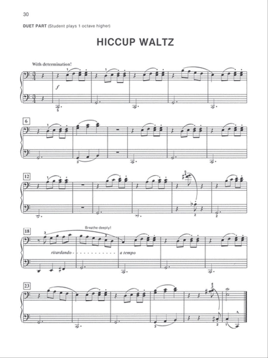 Alfred's Basic Piano Course Duet Book, Level 1B Piano Method scores gallery preview page 4