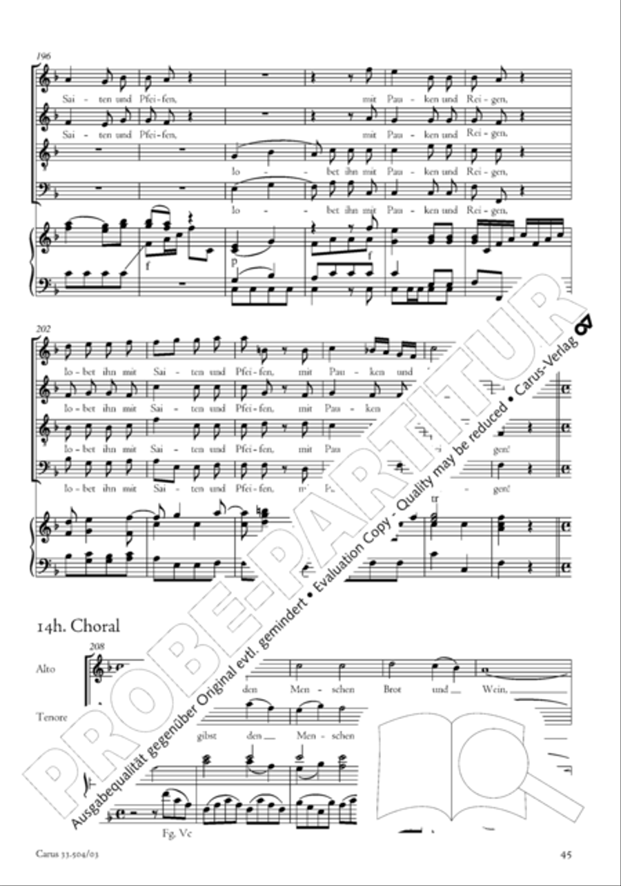 Dank-Hymne der Freundschaft 4-Part scores gallery preview page 46