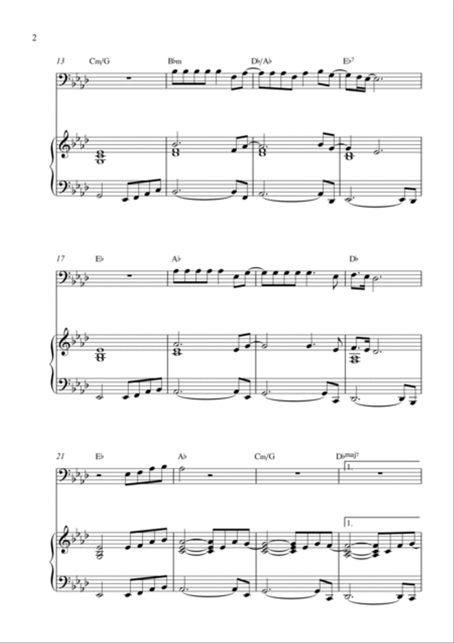 Take My Breath Away (love Theme) Piano scores gallery preview page 2