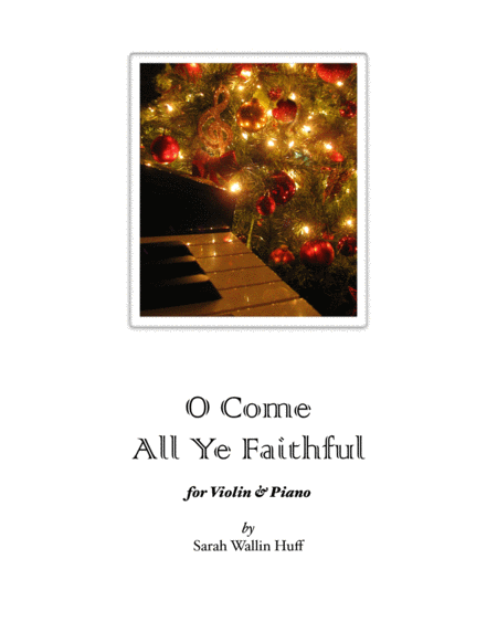 O Come All Ye Faithful (Violin & Piano) image number null