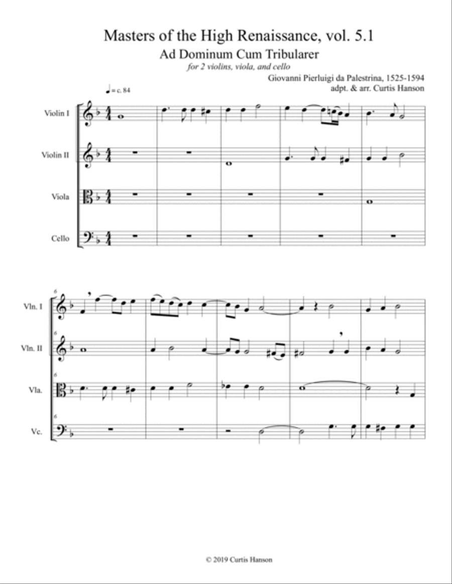 Renaissance Motets Arranged for Strings, vol. 5.1 - Palestrina String Orchestra scores gallery preview page 3