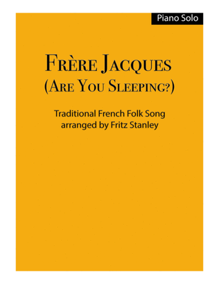 Frère Jacques (Are You Sleeping?) - Piano Solo