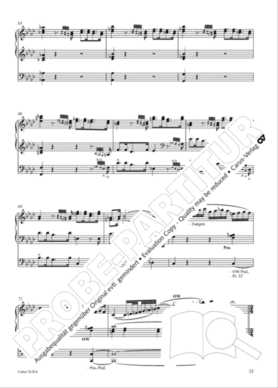 W. A. Mozart: Three organ works Organ scores gallery preview page 34