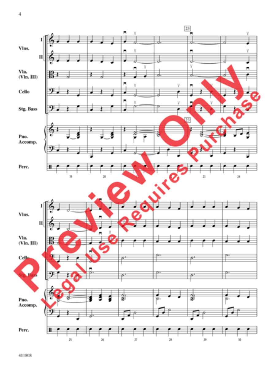 De Colores String Orchestra scores gallery preview page 5