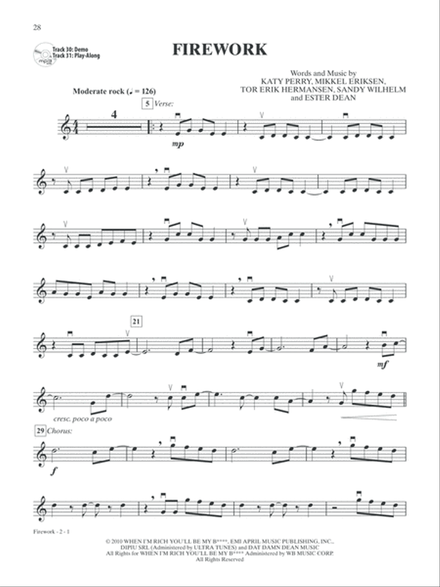 Ultimate Pop & Rock Instrumental Solos for Strings String Orchestra scores gallery preview page 8