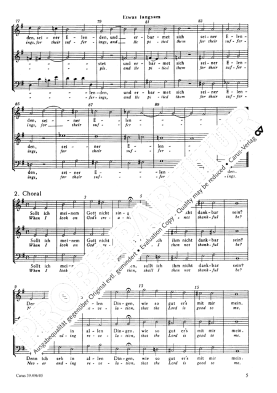 Triumph, O heavens (Jauchzet, ihr Himmel) SA scores gallery preview page 6