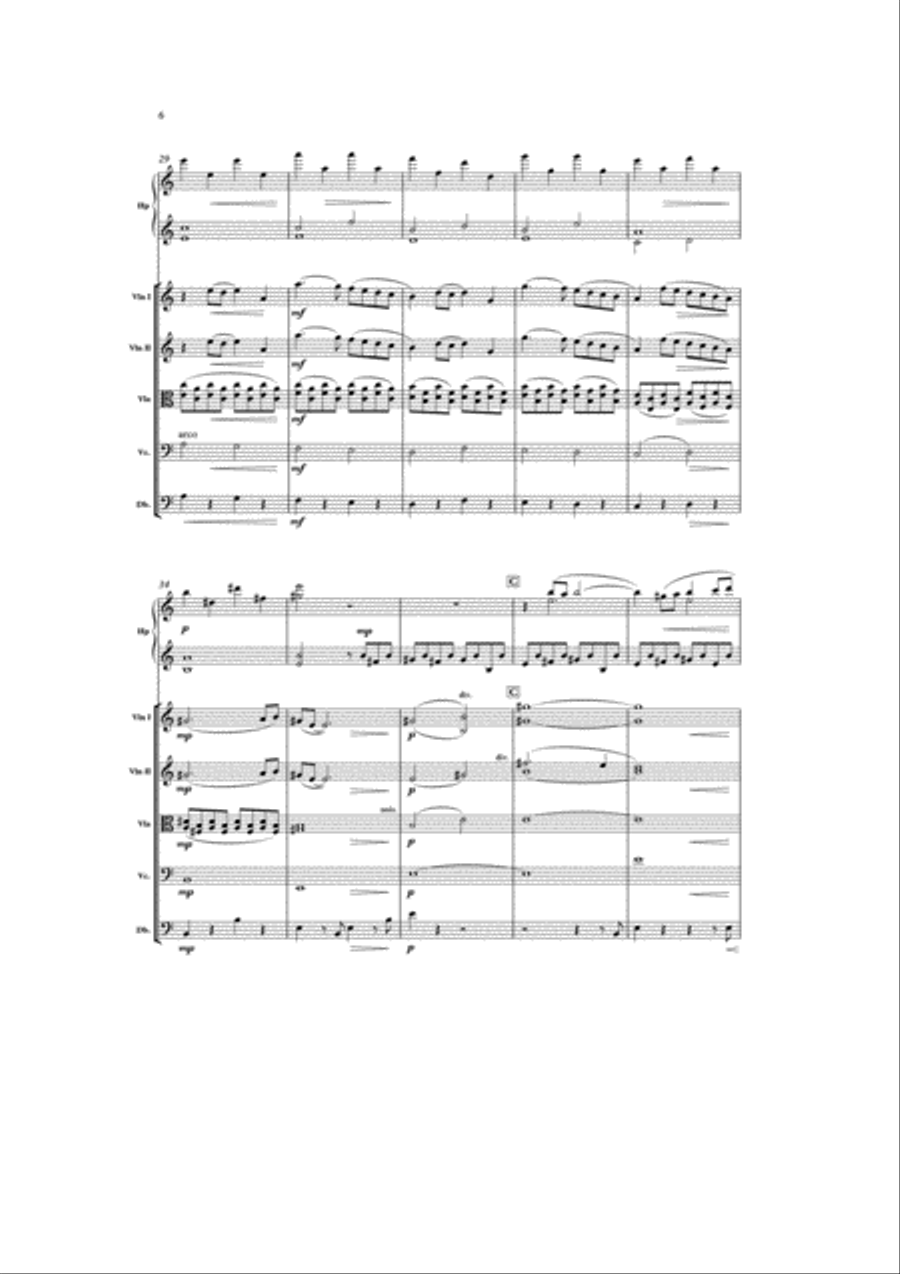 Suite Lyrique Harp scores gallery preview page 5