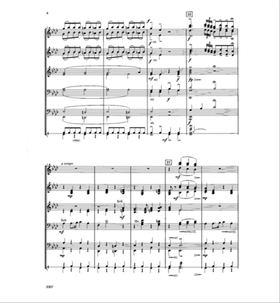Theme from Don Giovanni Concert Band scores gallery preview page 5
