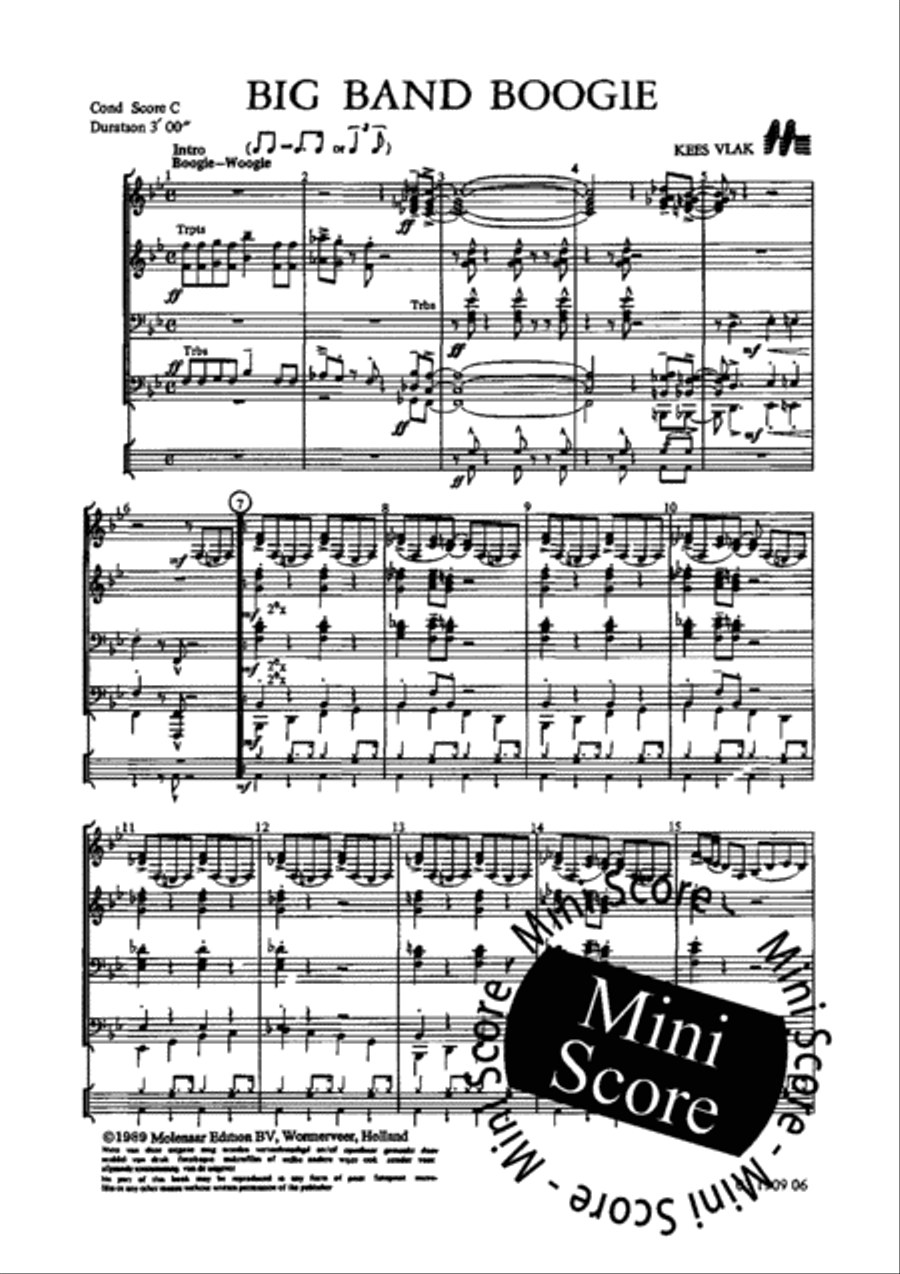 Big Band Boogie Big Band scores gallery preview page 5