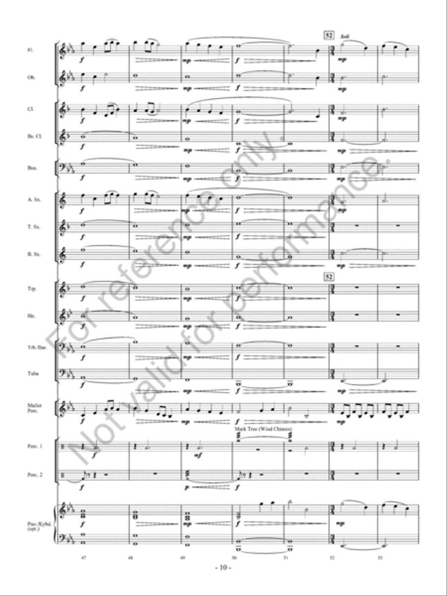 Upon A Midnight Clear Upon A Midnight Clear Concert Band scores gallery preview page 11