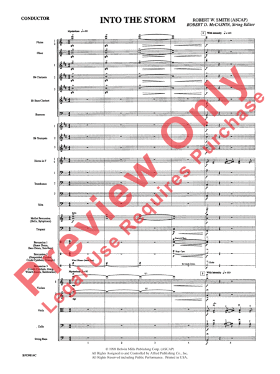 Into the Storm Full Orchestra scores gallery preview page 4