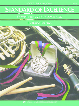 Book cover for Standard of Excellence Book 3, Trumpet/Cornet