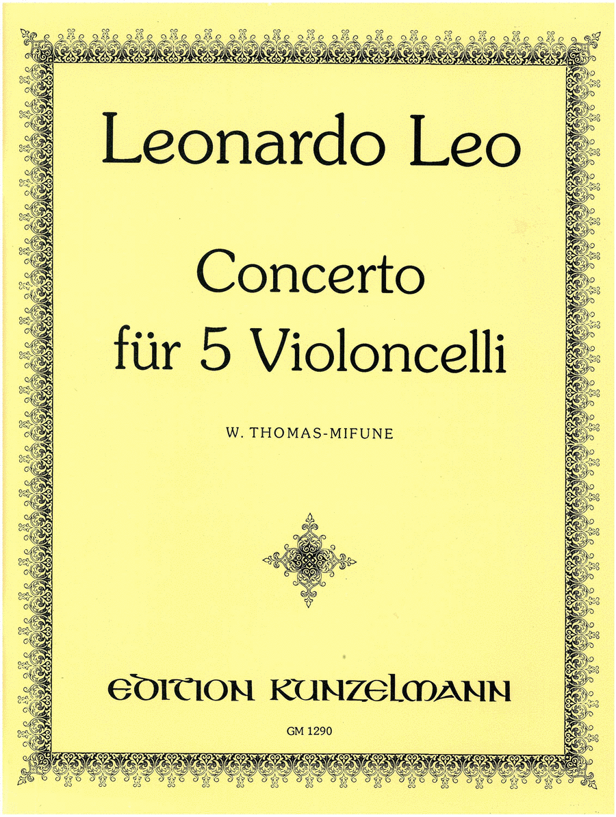 Concerto for 5 Violoncelli
