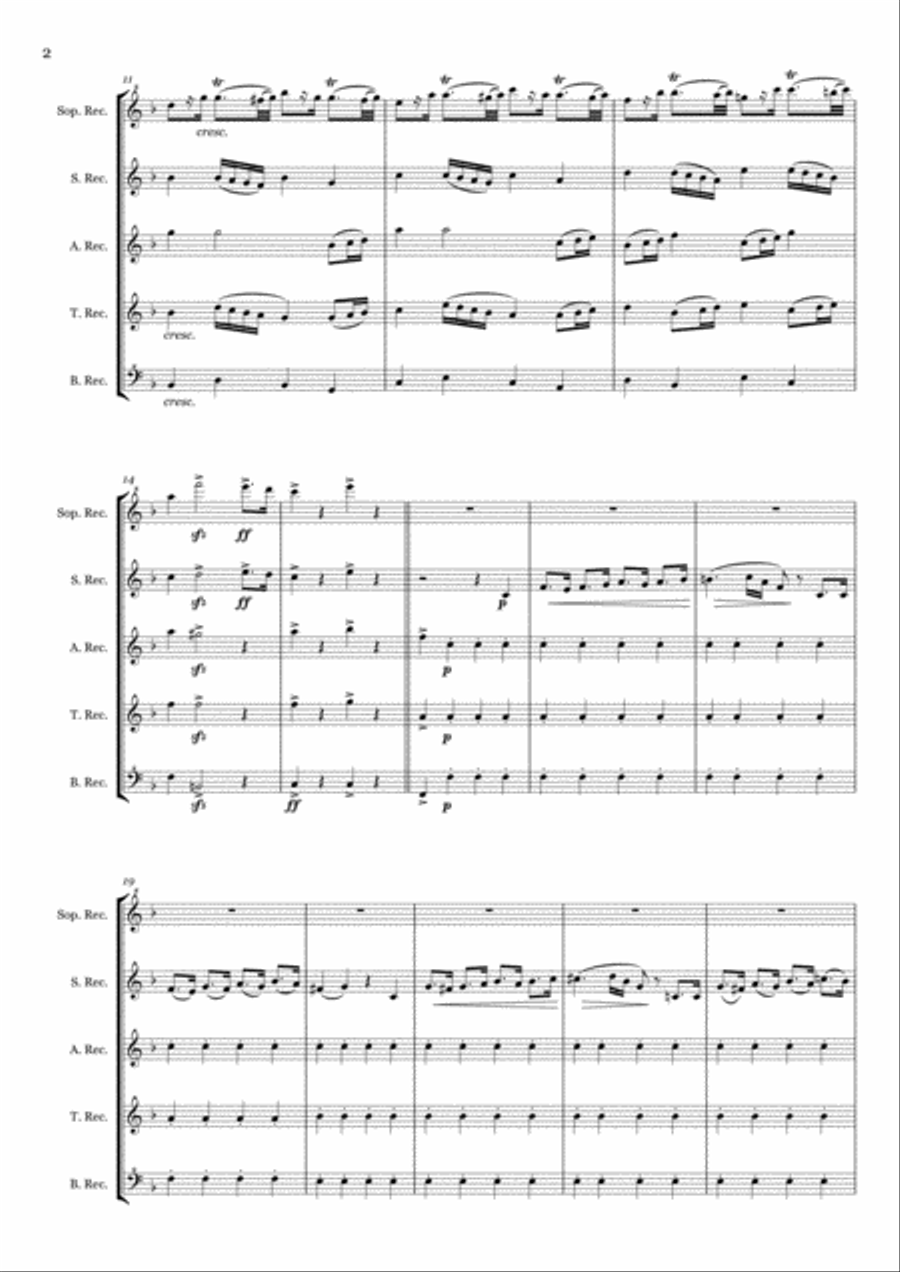 Hino Nacional Brasileiro (Brazilian National Anthem) Small Ensemble scores gallery preview page 4