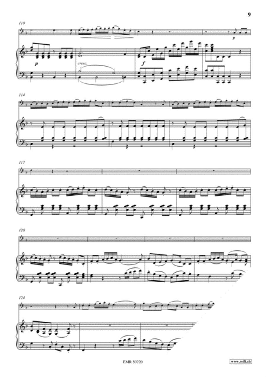 Concerto No. 1 Bass Recorder scores gallery preview page 10