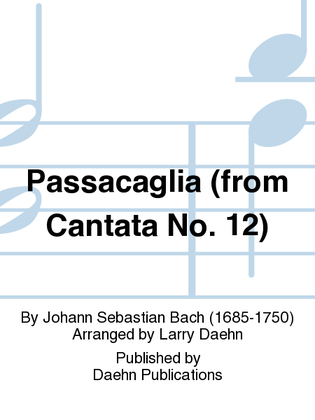 Book cover for Passacaglia (from Cantata No. 12)