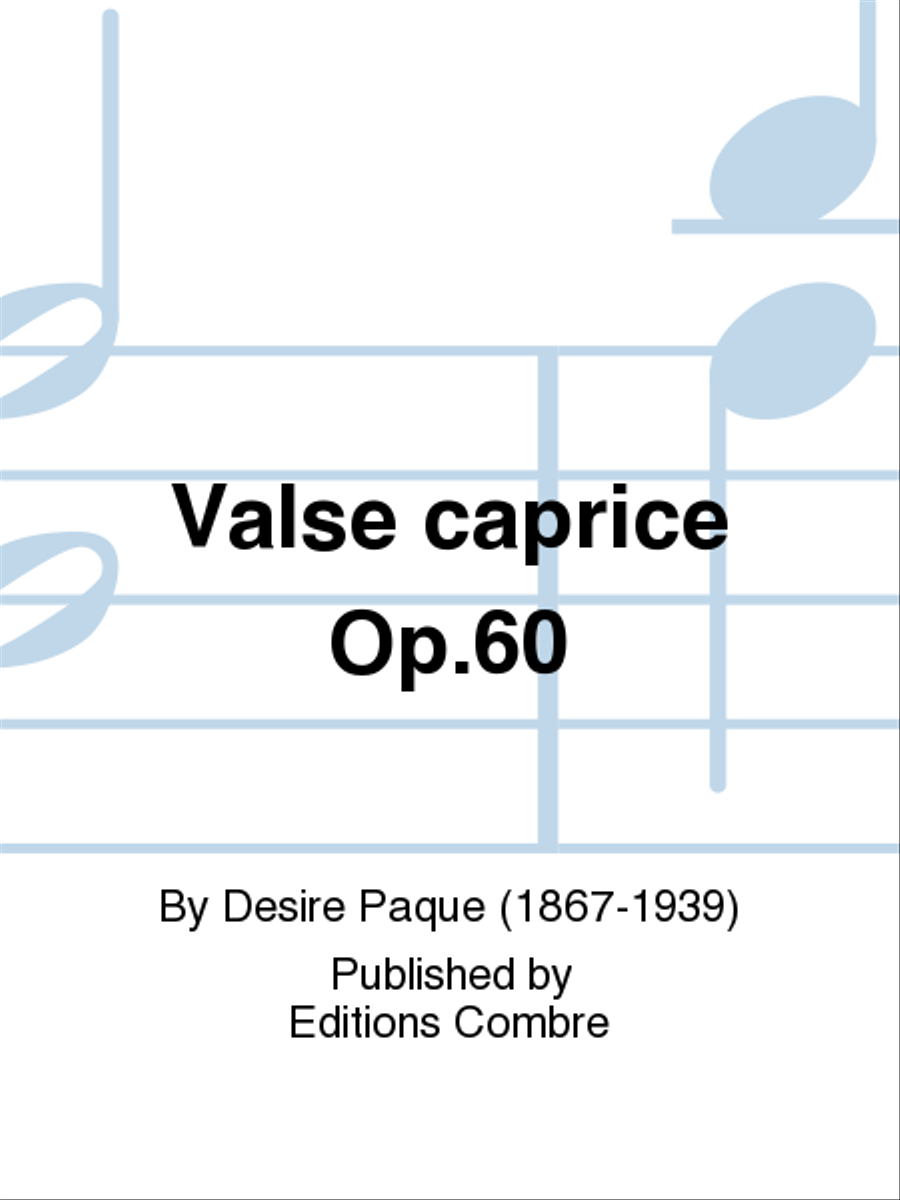 Valse caprice Op. 60 Piano Solo scores gallery preview page 1
