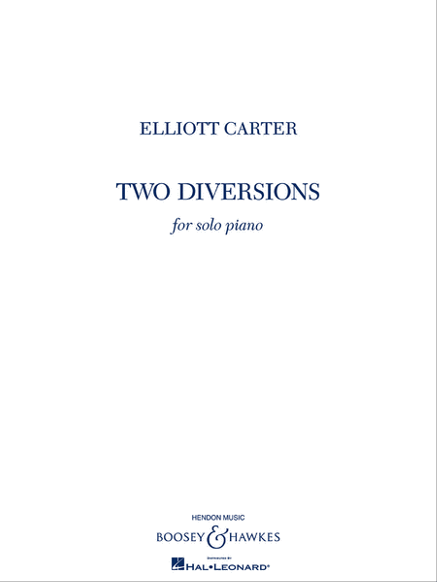 Two Diversions Piano Solo scores gallery preview page 1