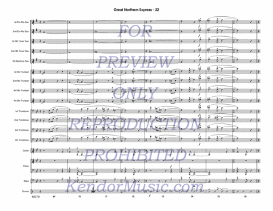 Great Northern Express Jazz Ensemble scores gallery preview page 23