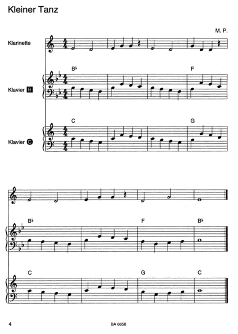 Das Klarinettenspiel. Spielbuch für B- und C-Klarinetten, Band 1 Clarinet scores gallery preview page 2