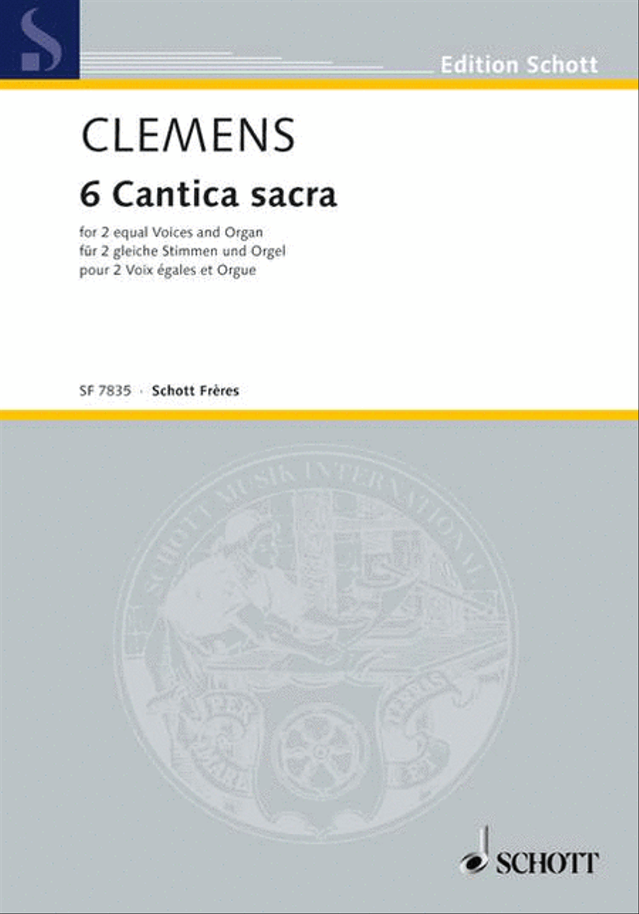 6 Cantica sacra Organ Accompaniment scores gallery preview page 1