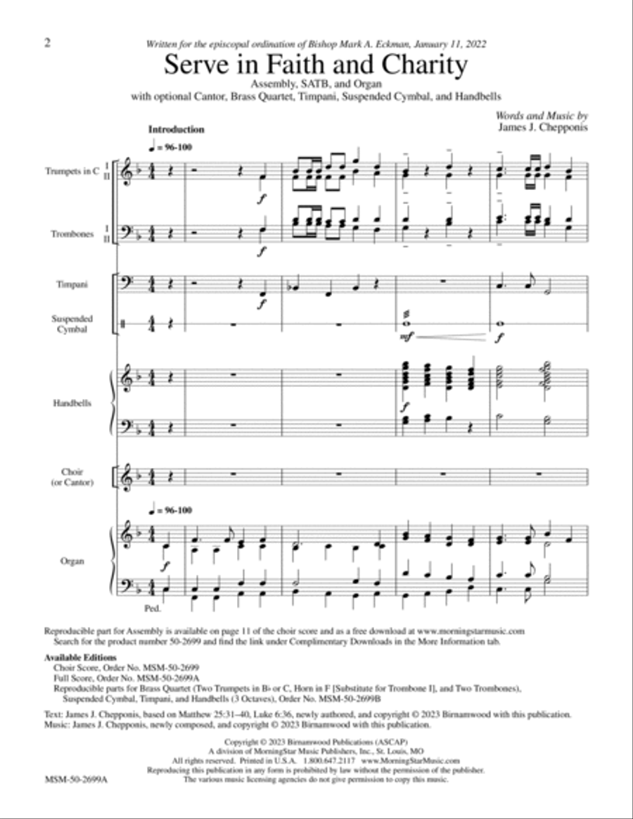 Serve in Faith and Charity Choir scores gallery preview page 4