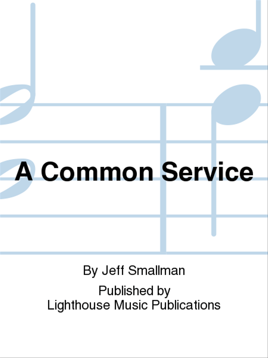 A Common Service 4-Part scores gallery preview page 1