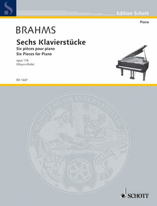 Book cover for Six Pieces for Piano