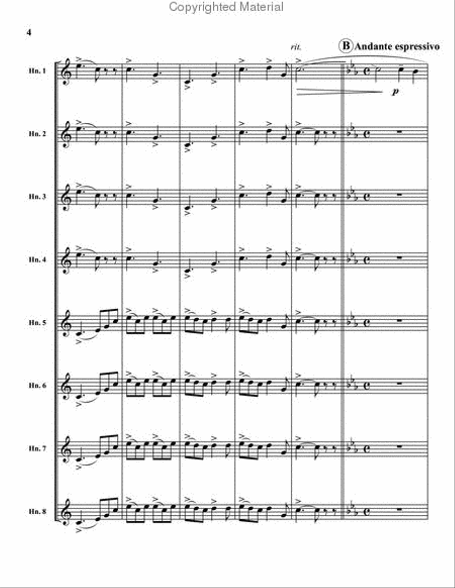 French Suite French Suite Large Ensemble scores gallery preview page 4