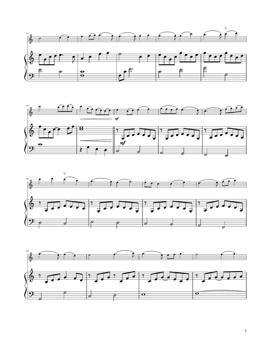 Because He Lives Violin Solo scores gallery preview page 5