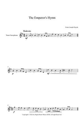 Book cover for The Emperor's Hymn - Franz Joseph Haydn (Tenor Sax)