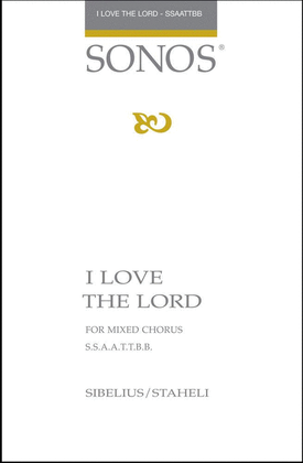 Book cover for I Love the Lord - SSAATTBB - a cappella