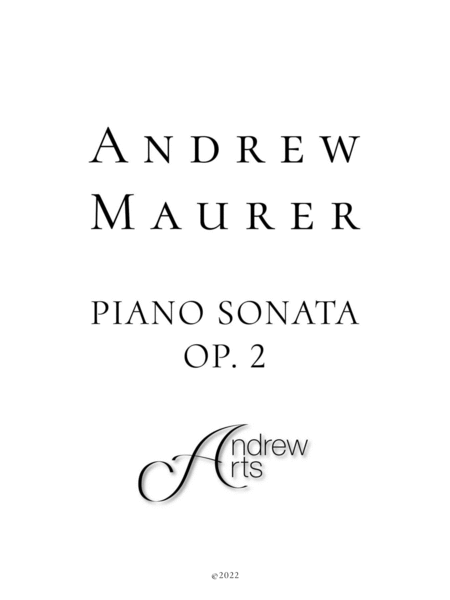 Piano Sonata Op. 2