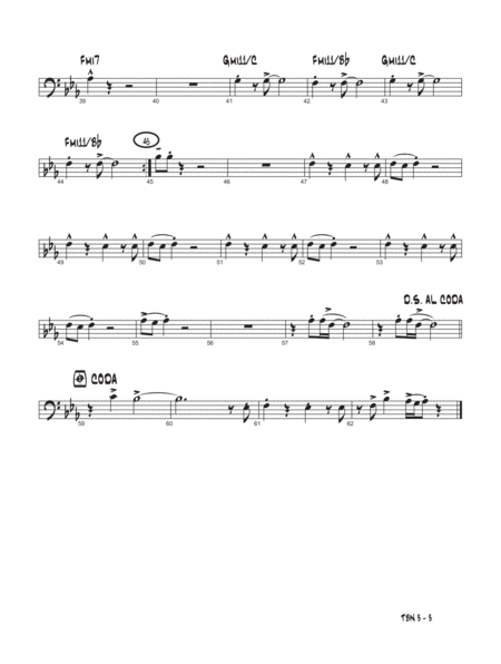 Aebersold Jazz Ensemble, Vol. 1 - Trombone 3
