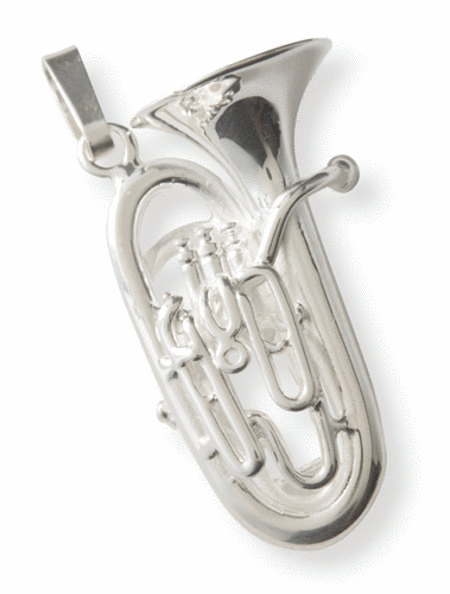 Silver pendant : small euphonium