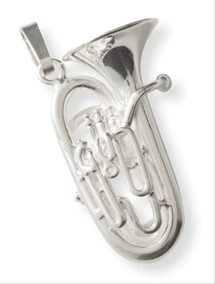 Silver pendant : small euphonium Euphonium scores gallery preview page 1