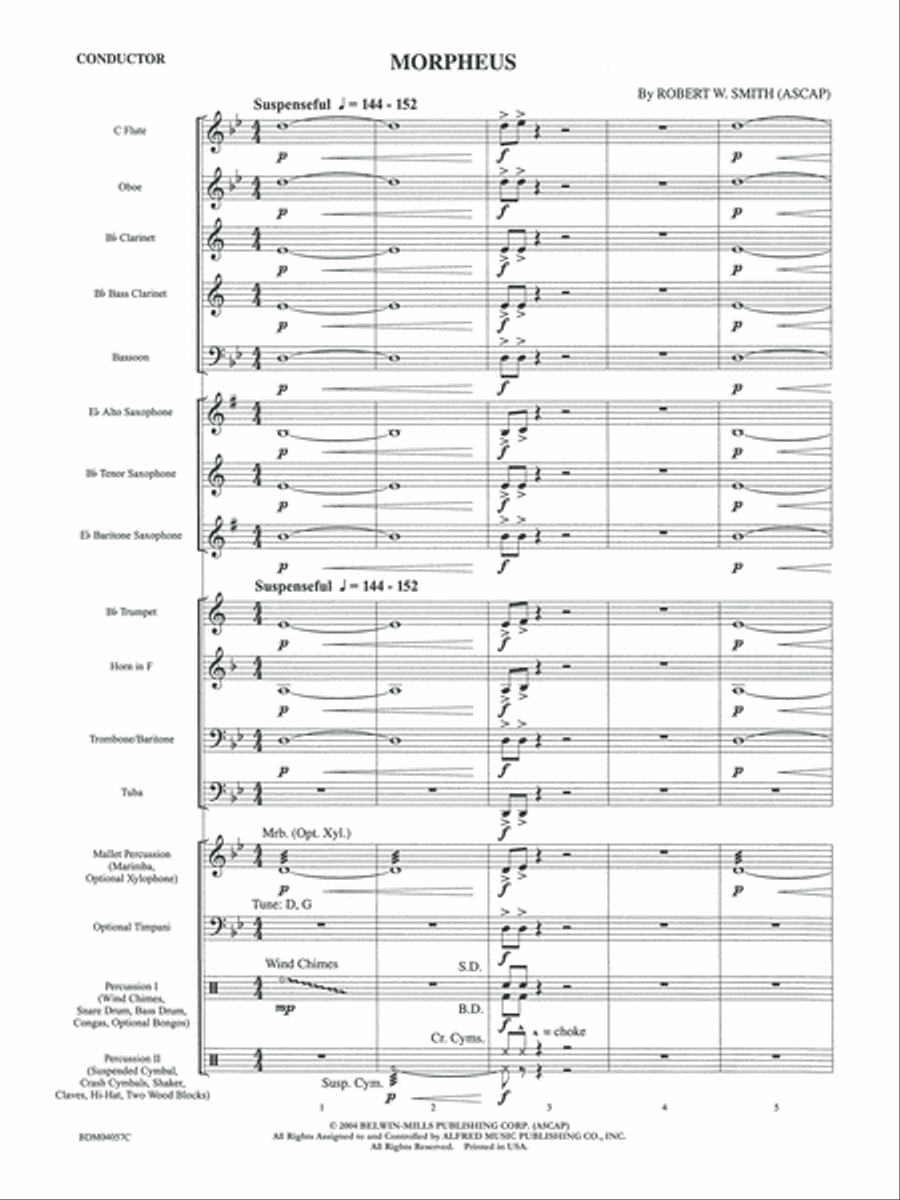 Morpheus Concert Band scores gallery preview page 5
