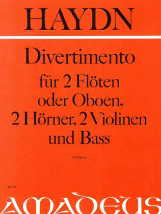 Book cover for Divertimento D major