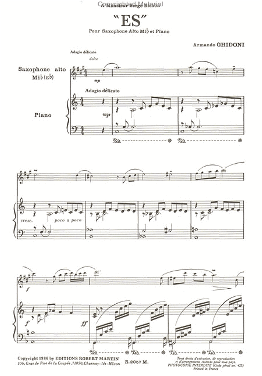 Es Es Piano Accompaniment scores gallery preview page 2