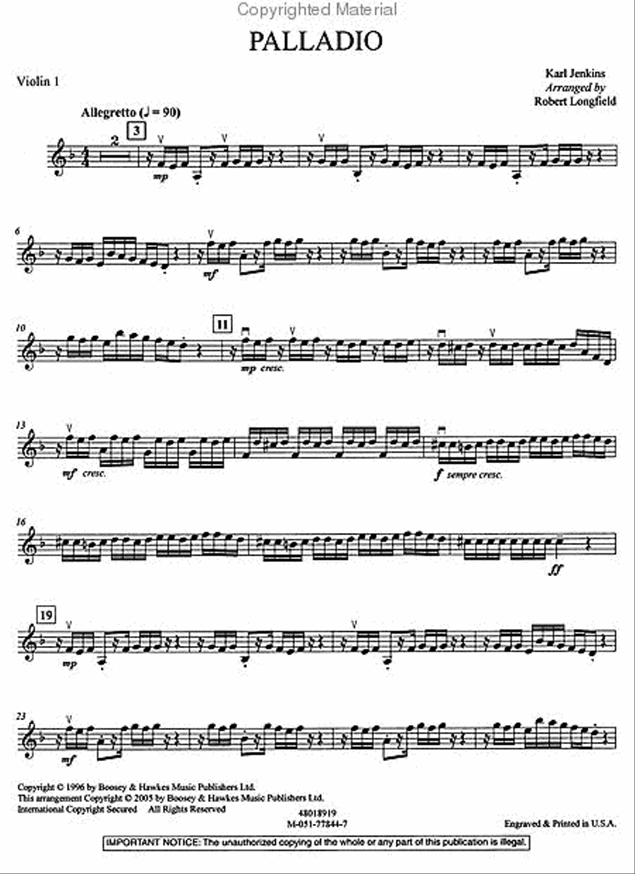 Palladio String Orchestra scores gallery preview page 3