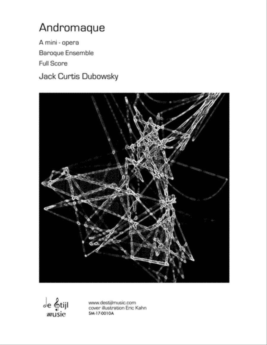 Andromaque Mini-Opera (Baroque Ensemble Full Score) Choir scores gallery preview page 1