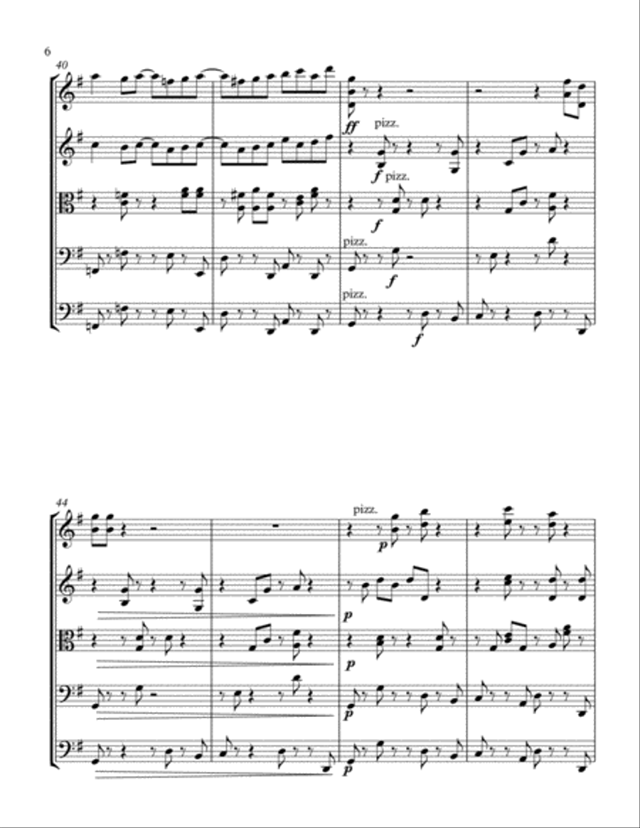 Voces Ritmicas String Orchestra scores gallery preview page 6
