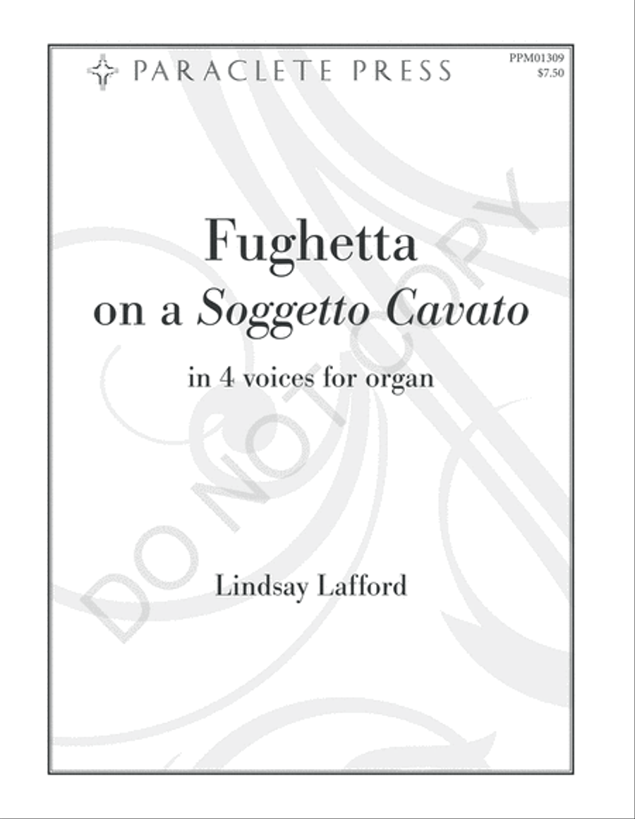 Fughetta on a Soggetto Cavato Voice scores gallery preview page 2