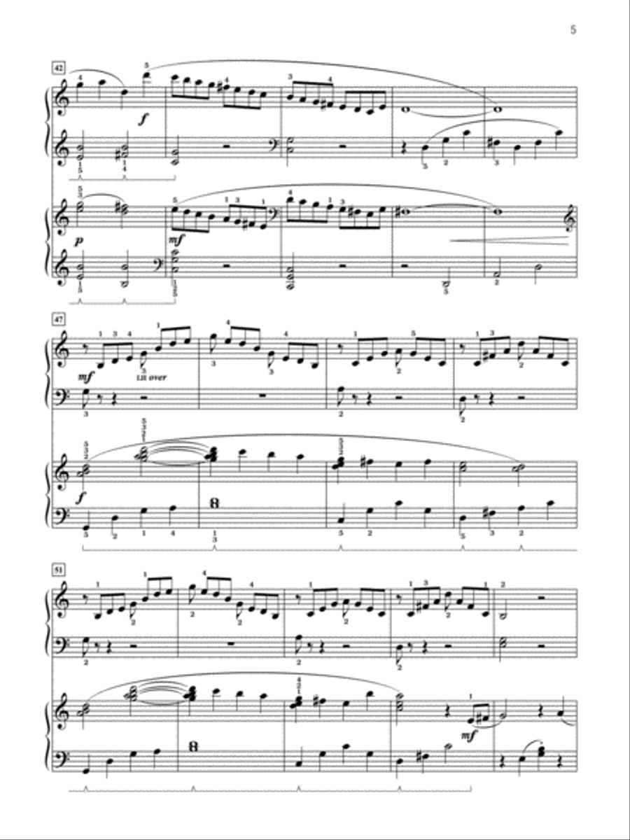 Imperial Concertante: Solo with Piano Accompaniment - Piano Duo (2 Pianos, 4 Hands) Piano Accompaniment scores gallery preview page 5