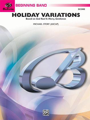Book cover for Holiday Variations (Based on God Rest Ye Merry, Gentlemen)