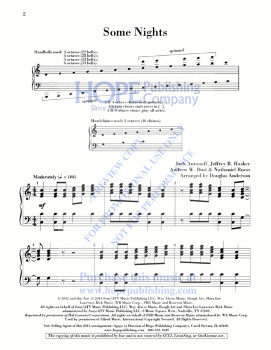 Some Nights Some Nights 5-Octaves scores gallery preview page 3